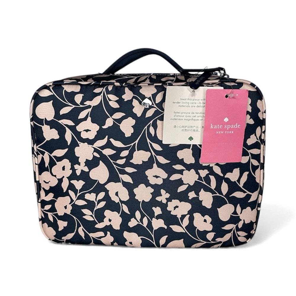 NWT Kate Spade Jae Garden Vine Travel Cosmetic Bag